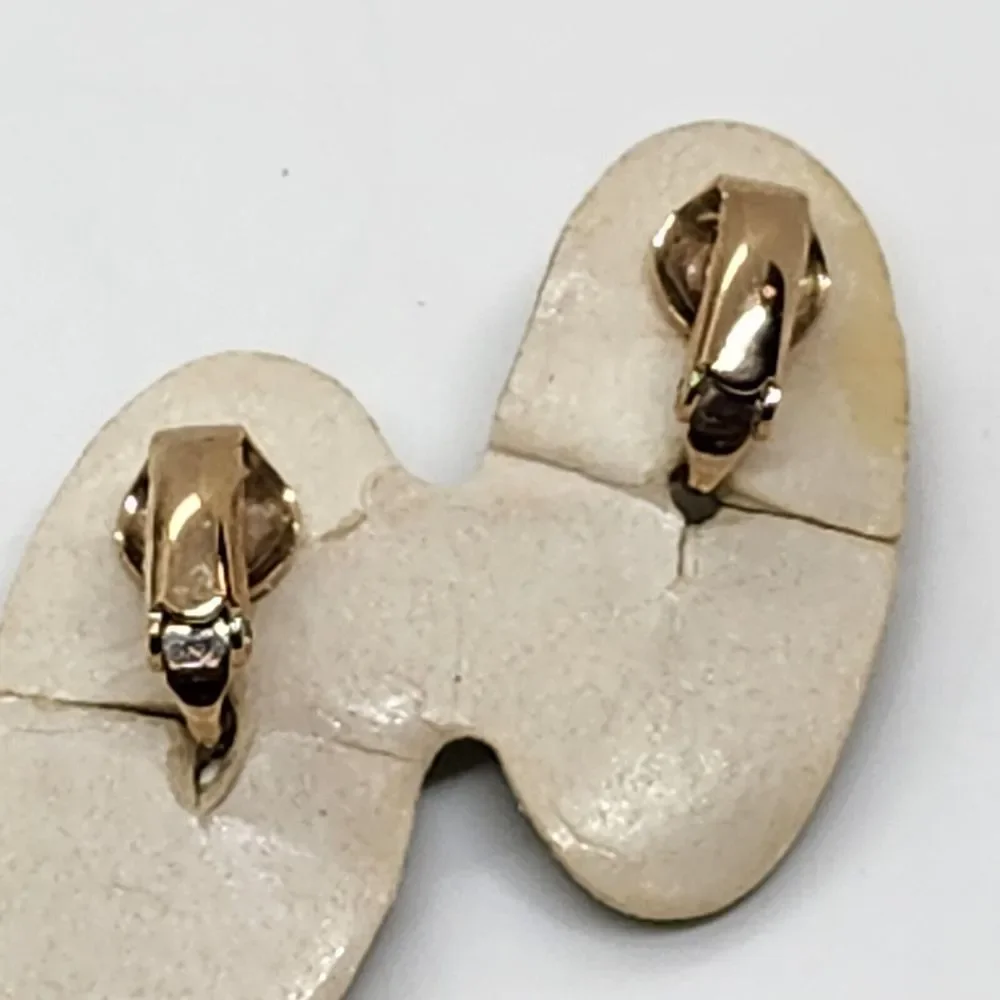 Vintage Gold Tone‎ Filigree Faux Pearl Necklace And Clip-on Earrings